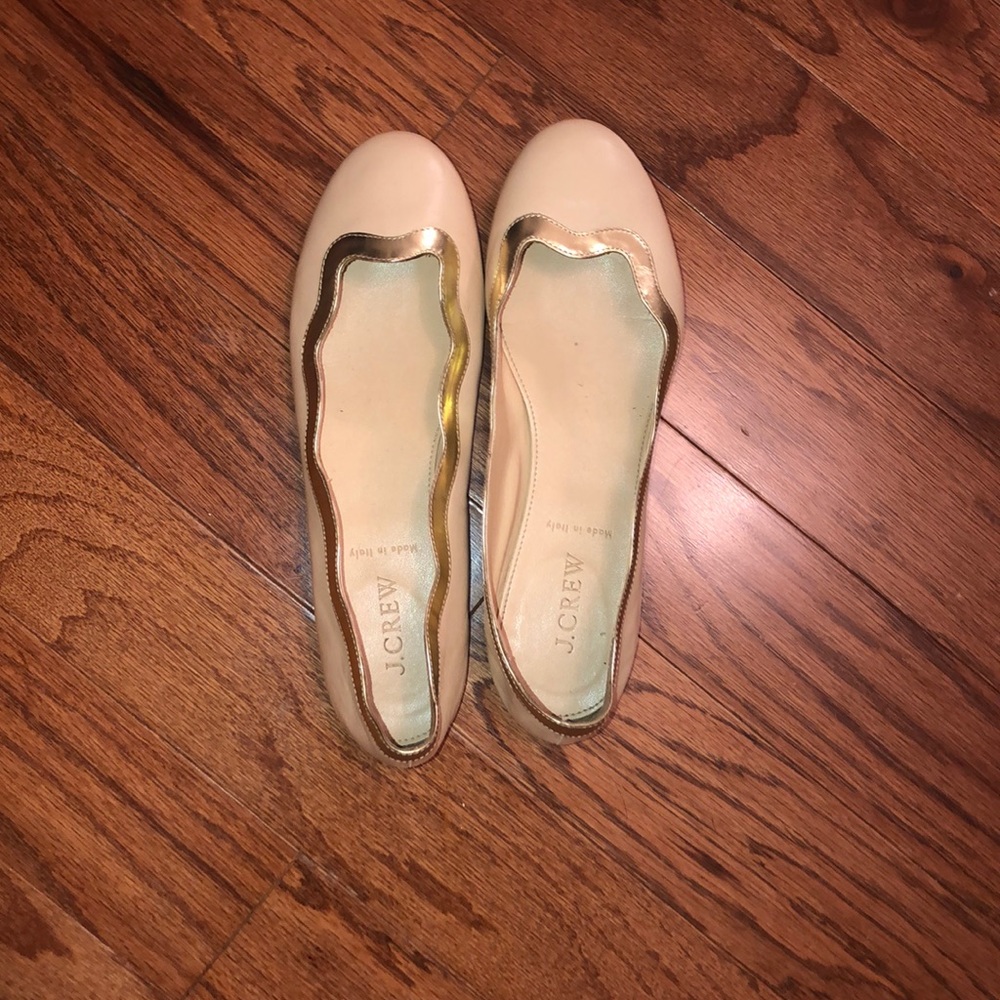 Size 6.5 J. Crew scalloped ballet flats - Picture 2 of 4